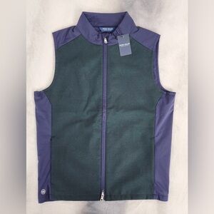Peter Millar Men's Navy and Forest Vest
